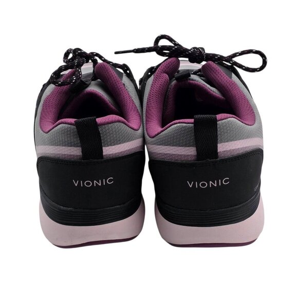 Women's - Vionic Austyn Purple and Black Sneakers, Size 12 - Picture 4 of 9